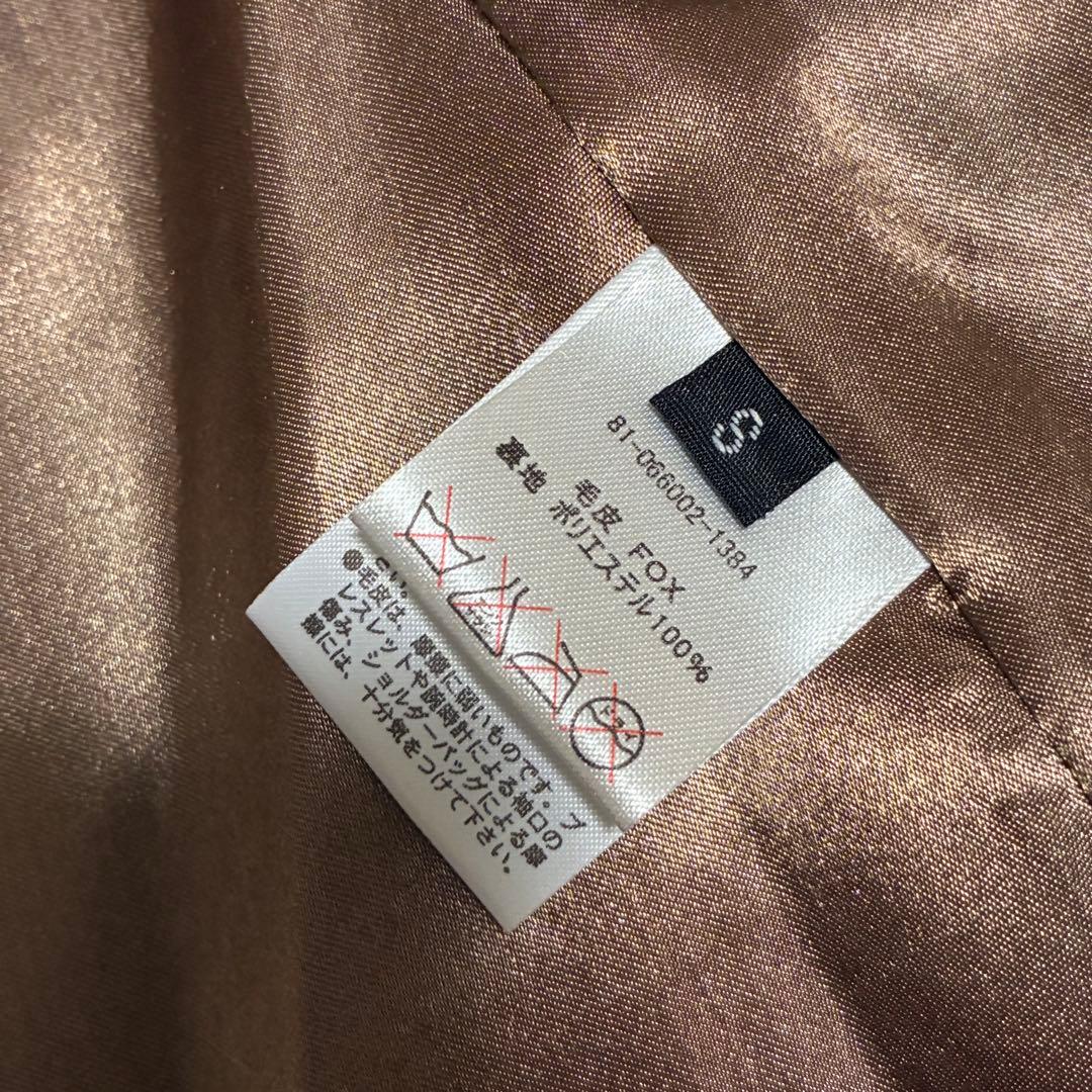 フォックスファー 毛皮 リアルファー ボリューム フード ジレ ベスト