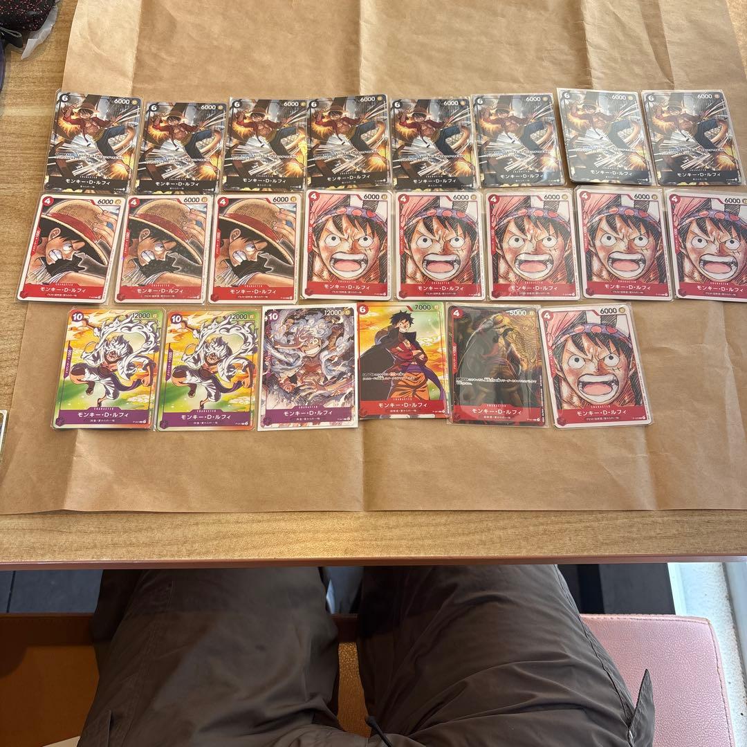 ワンピース全プロモ　ルフィ26枚