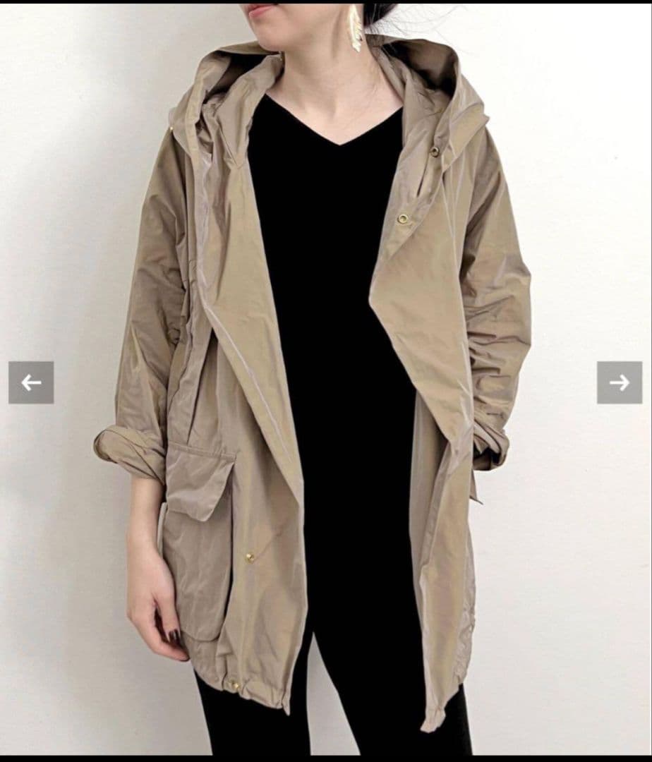 L'Appartement　アパルトモン　ナイロンショートコート