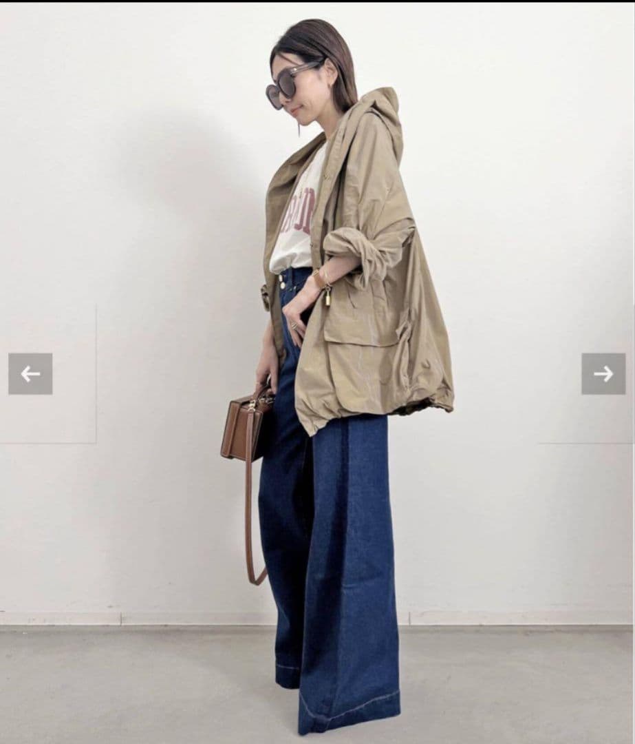 L'Appartement　アパルトモン　ナイロンショートコート