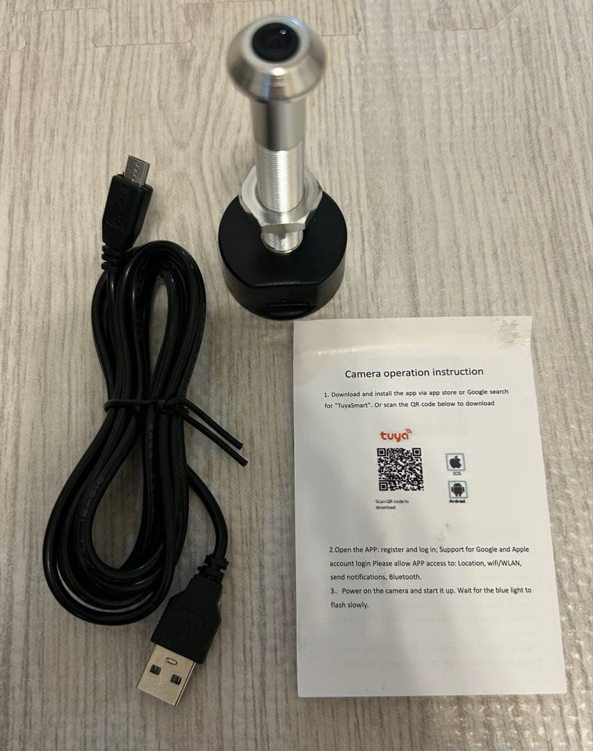 のぞき穴 防犯カメラ