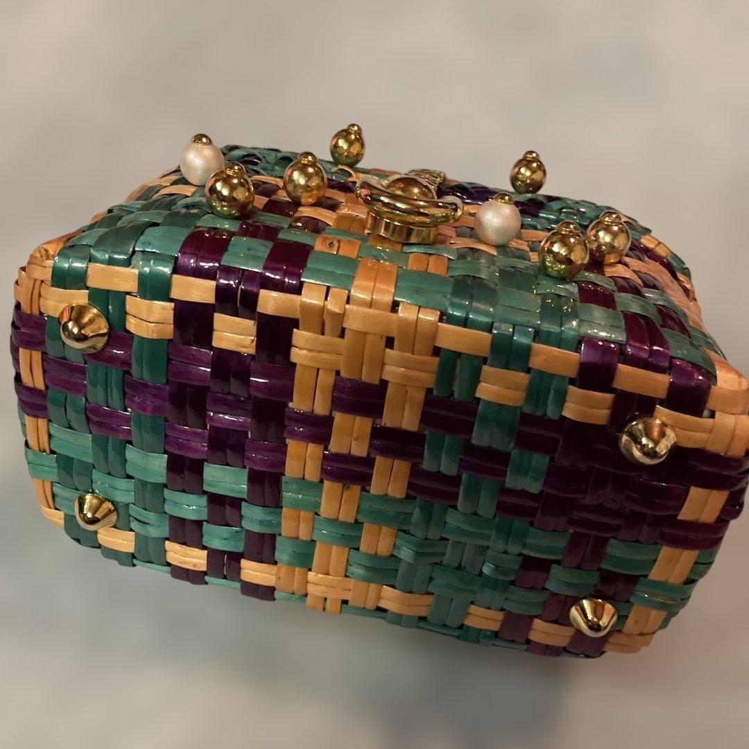 カパフ　パーティバッグ　イタリア製ハンドメイド