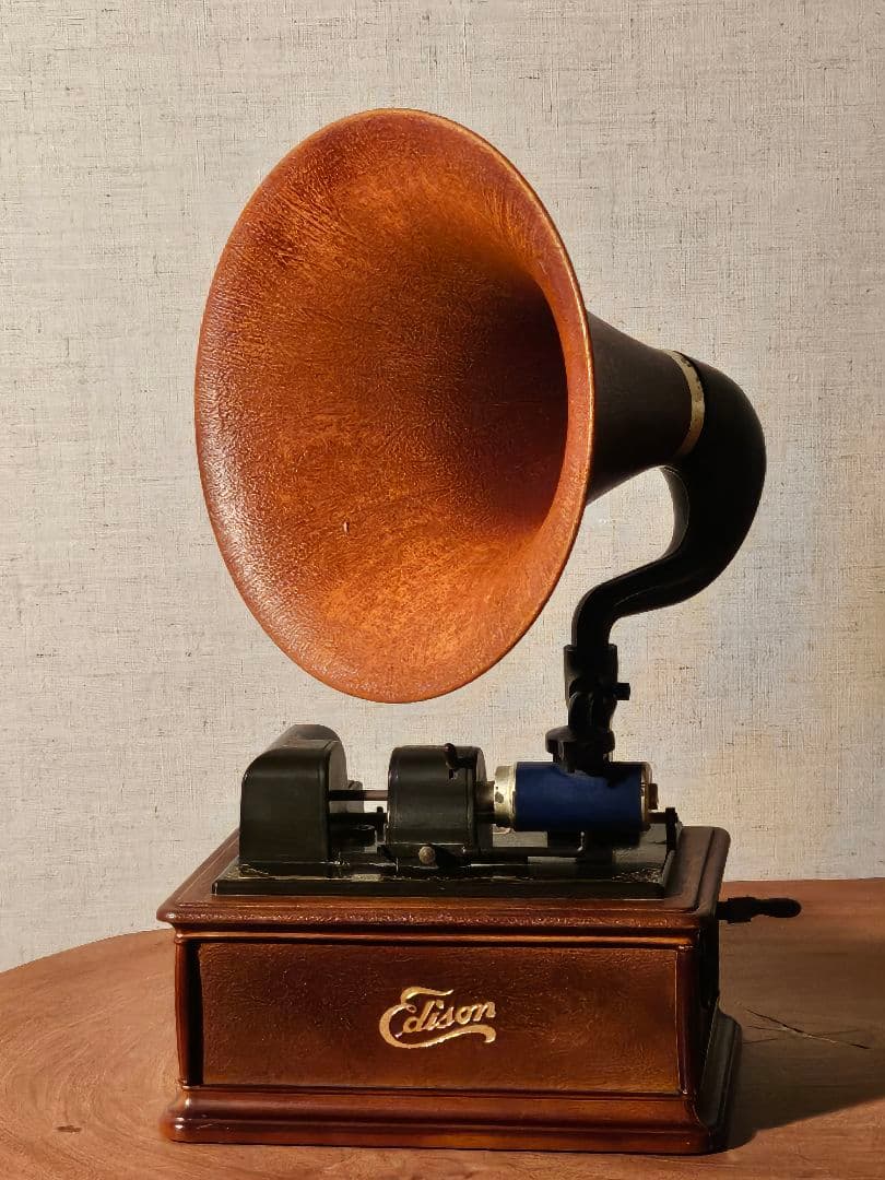 Technicsテクニクスエジソンオペラオルゴール蓄音機型