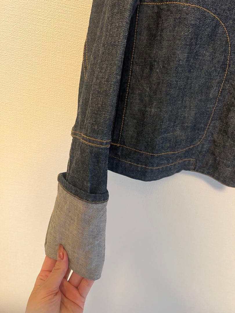 ど*ら様 LOEWE 大人気‼︎ターンアップデニムジャケット完売品【確実正規品】