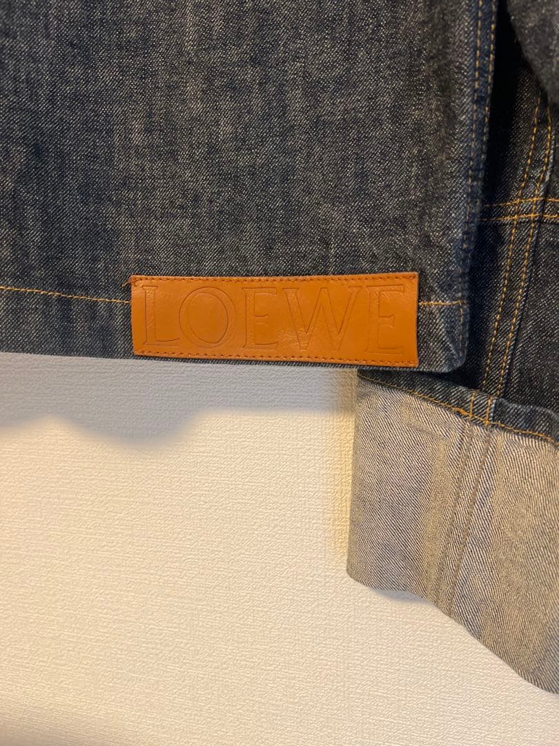 ど*ら様 LOEWE 大人気‼︎ターンアップデニムジャケット完売品【確実正規品】