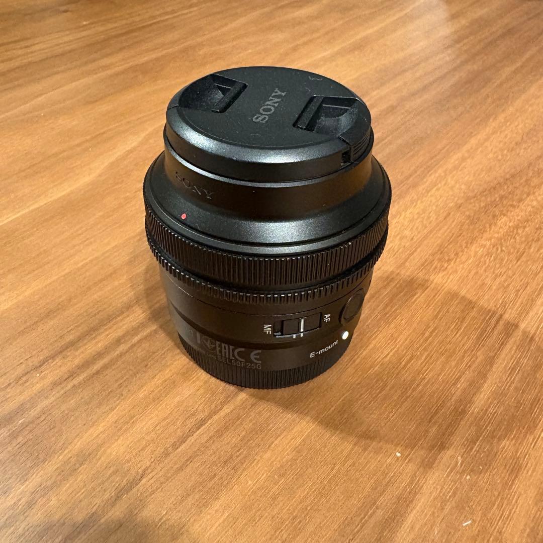 SONY50mm単焦点レンズSEL50F25G中古