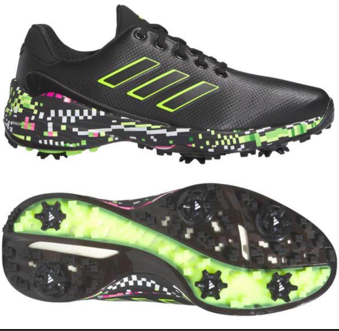 adidas グリッチデザイン IE2140 ゴルフシューズ　27.5cm