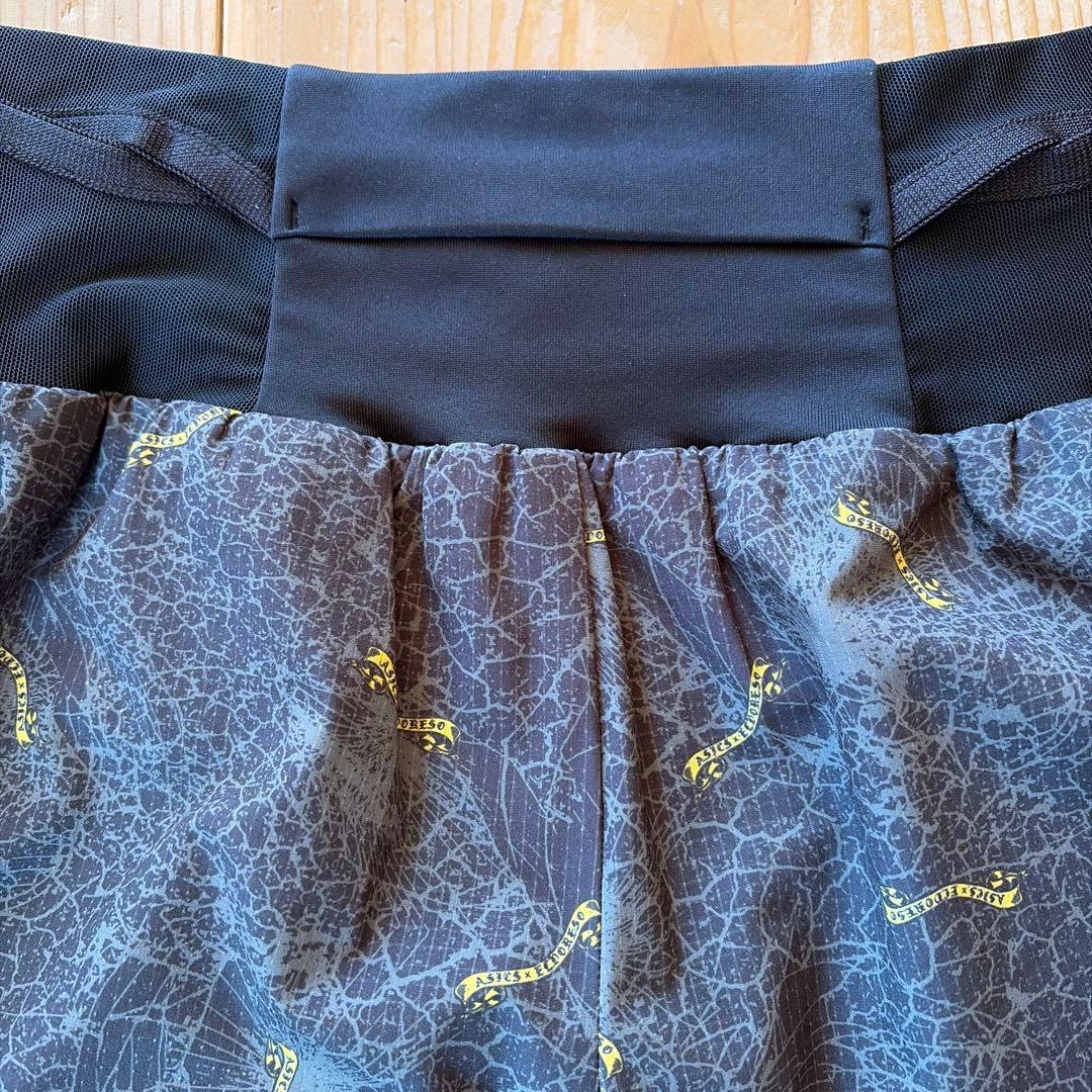 エルドレッソ×アシックス コラボランニングショーツ Ｍ