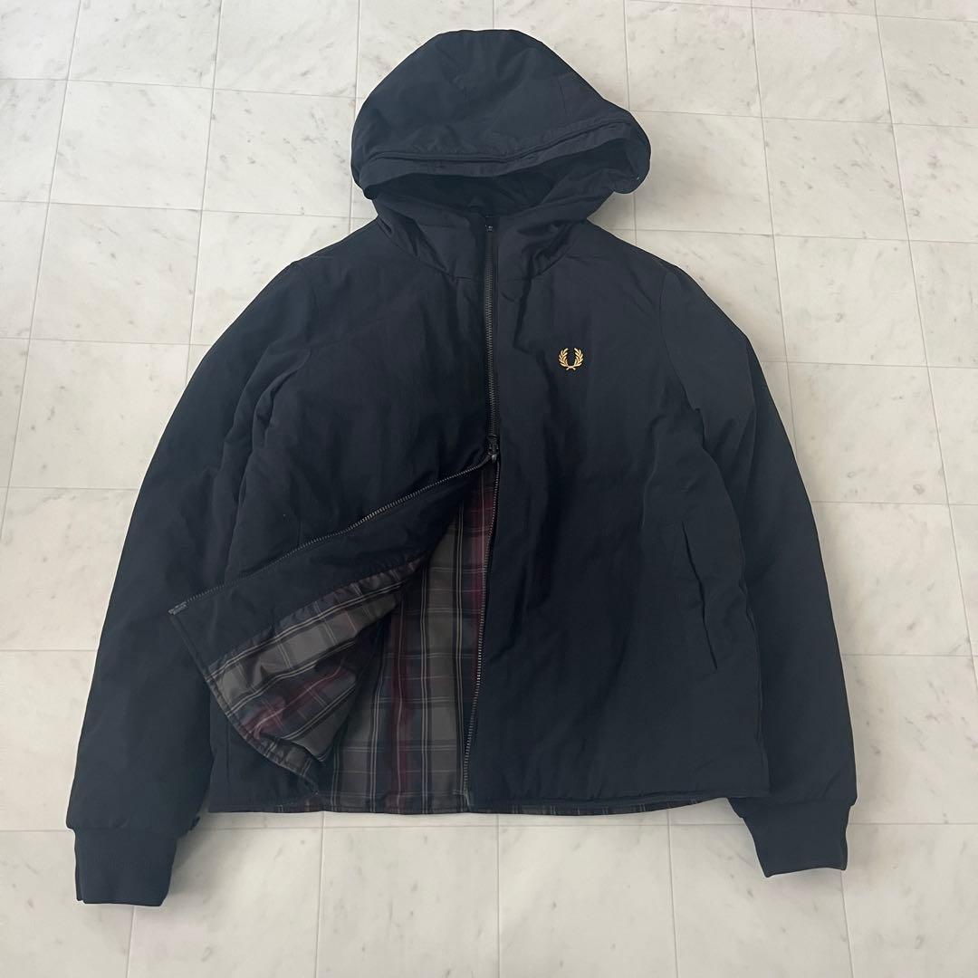 フレッドペリー 5way ライナー付 モッズコート ファー ネイビー UK10