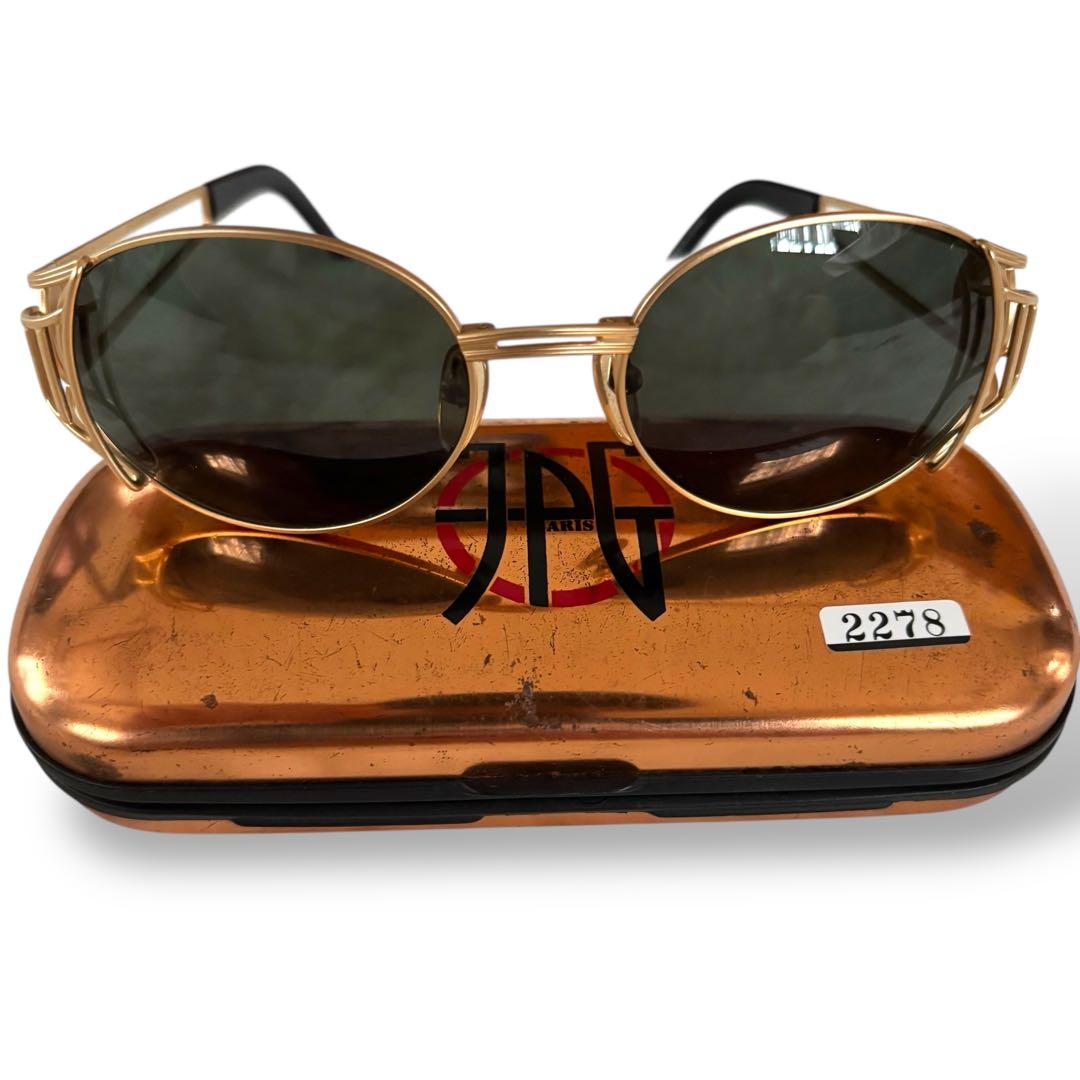 【希少】 jean paul gaultier ゴルチエサングラスゴールド