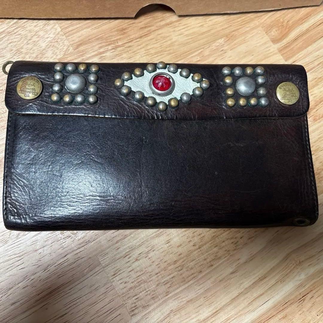 RRL レザー 財布 スタッズ付き 長財布 ！！