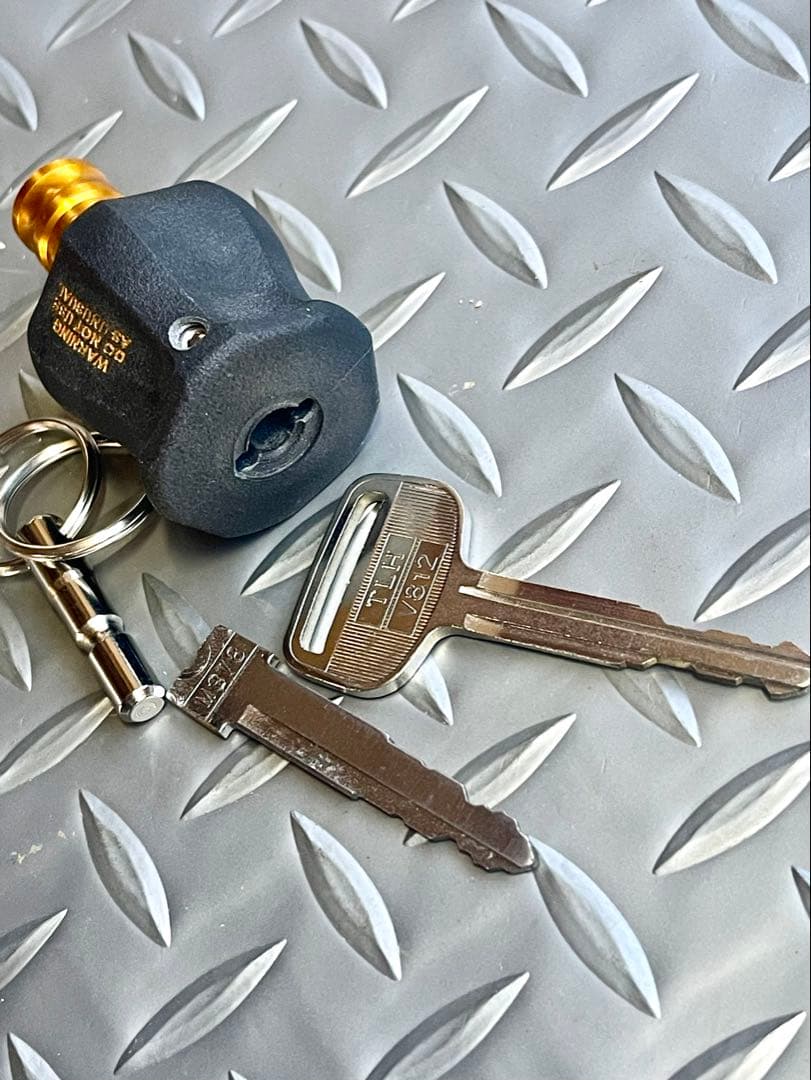 マックツール、2017限定、オリジナル改造グリップキーホルダー金、金文字