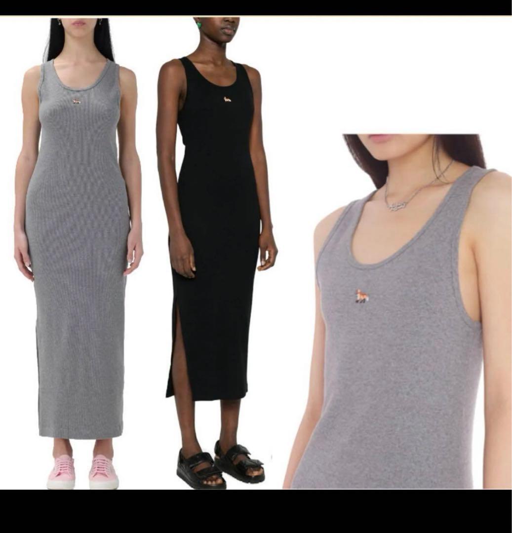 正規品 MAISON KITSUNE メゾンキツネ ノースリーブワンピース M