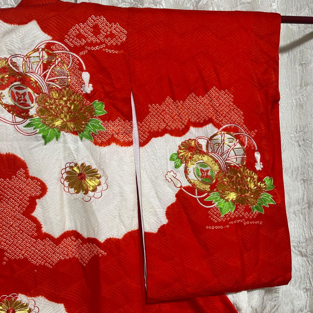 おまとめ2点　 正絹　昭和レトロ　アンティーク　お宮参り　女の子