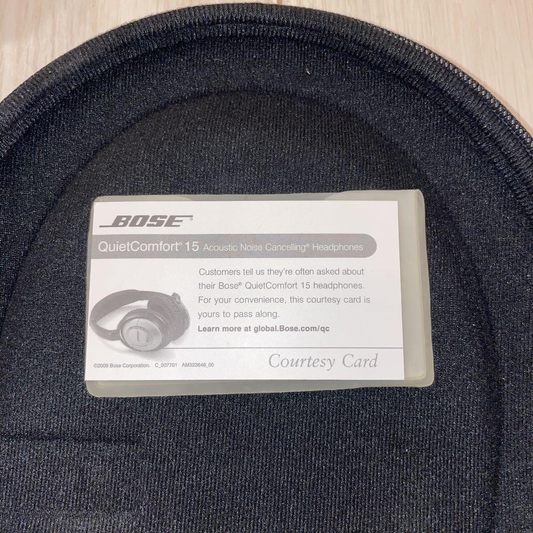 ヘッドホン BOSE QUIETCOMFORT15