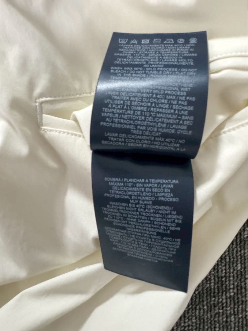 HERNO ヘルノ コットンフィールパンツ ホワイト