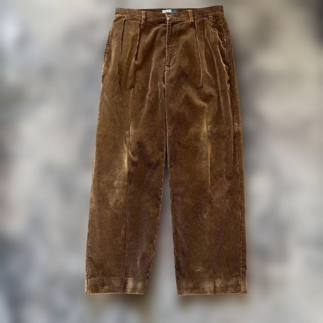 美品！90s ラルフローレン 太畝 コーデュロイパンツ アンドリュー　ブラウン
