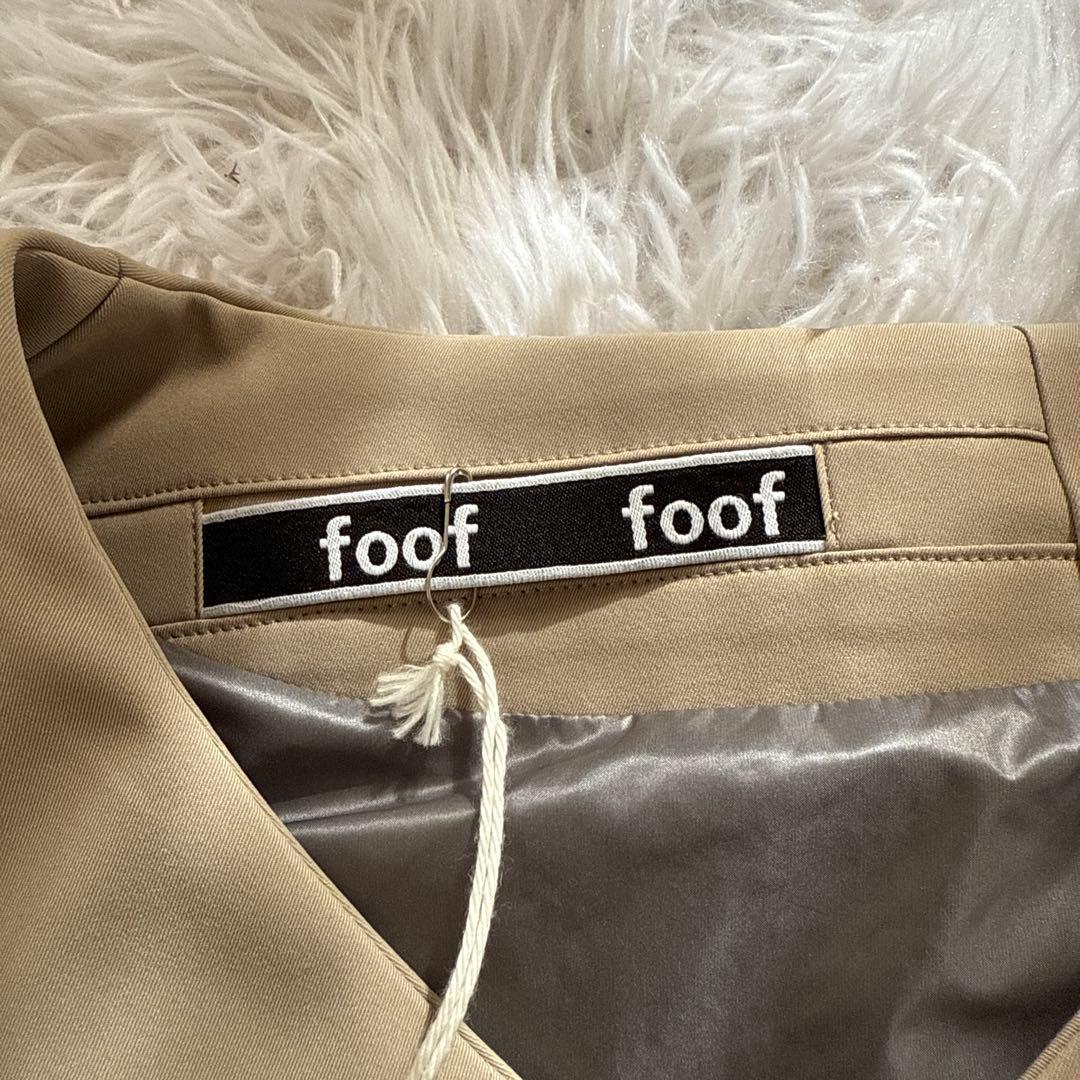 foof パディングベスト　キルティングベスト　ベージュ　M