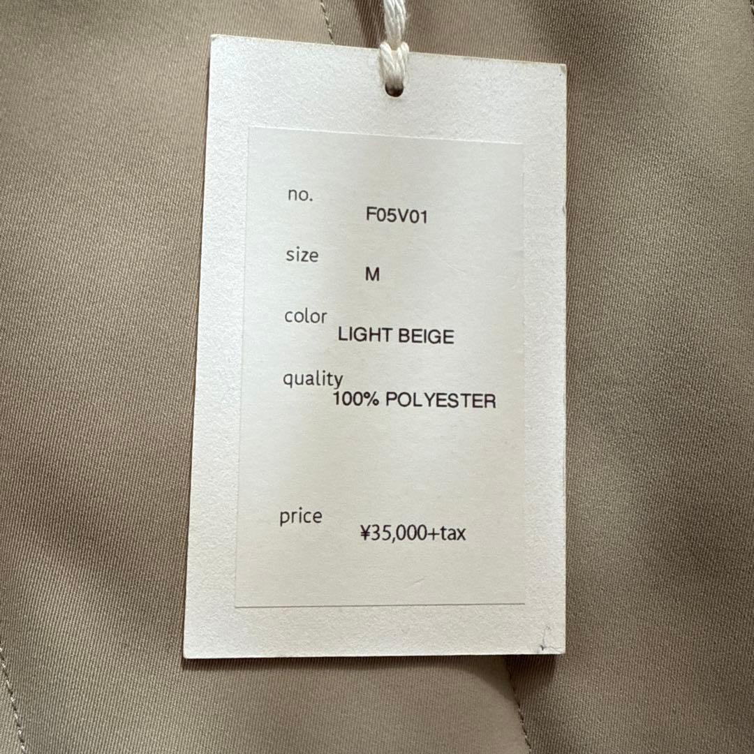 foof パディングベスト　キルティングベスト　ベージュ　M