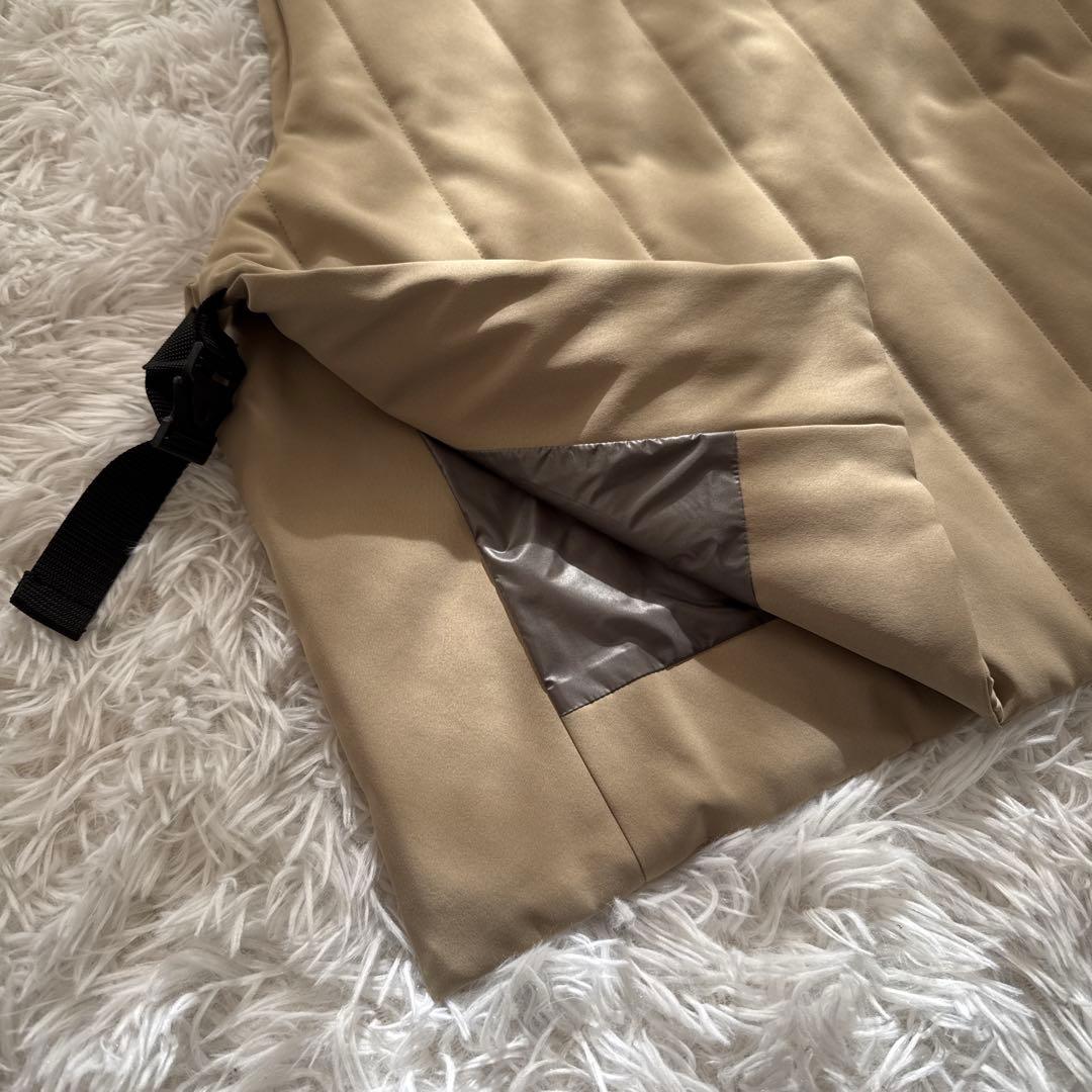 foof パディングベスト　キルティングベスト　ベージュ　M