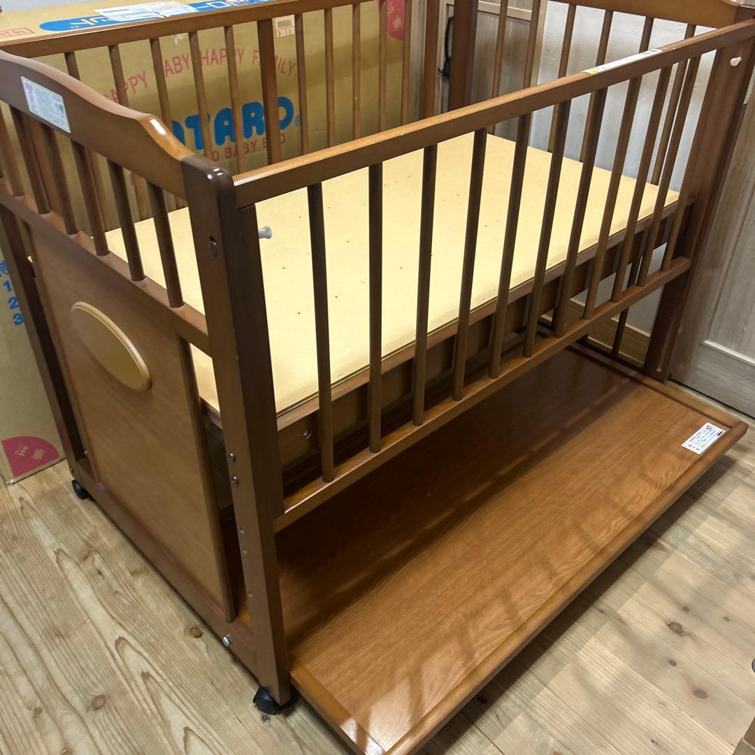 【最終お値下げ！】キンタロー ベビーベッド アンファンエコ 日本製 中古