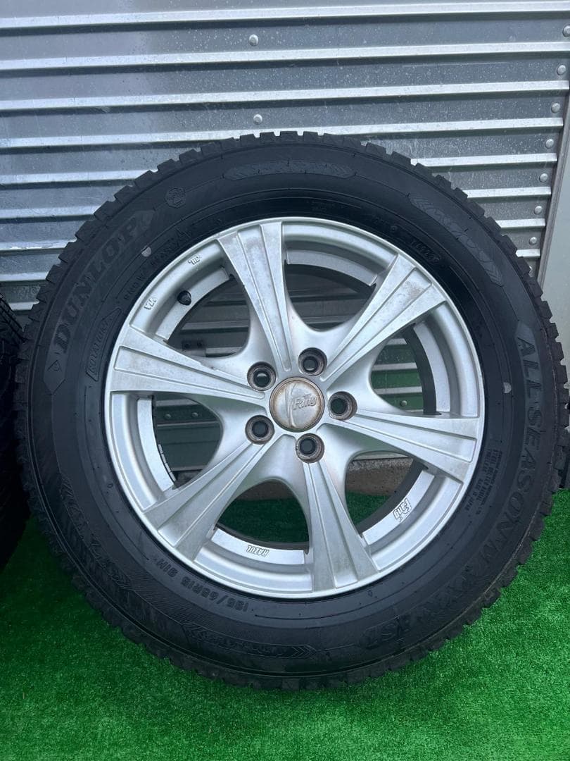 WEDS15x6J ホイールとオールシーズンタイヤ195/65R15 4本セット