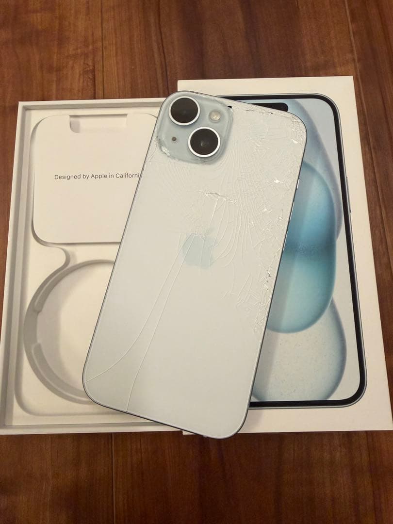 iPhone 15 128GB ブルー ホワイト SIMフリー 箱付き 本体