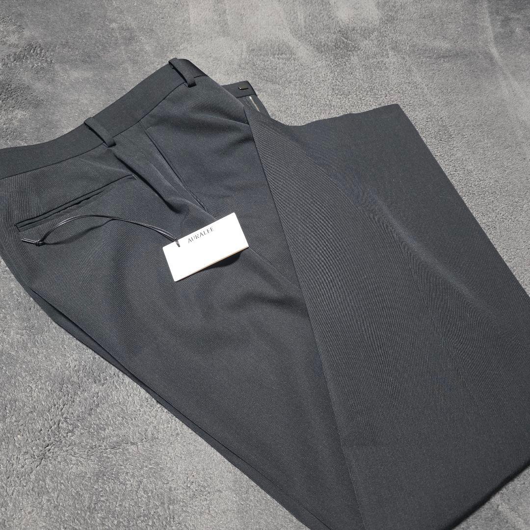 【AURALEE】LIGHT WOOL MAX GABARDINE SLACKS