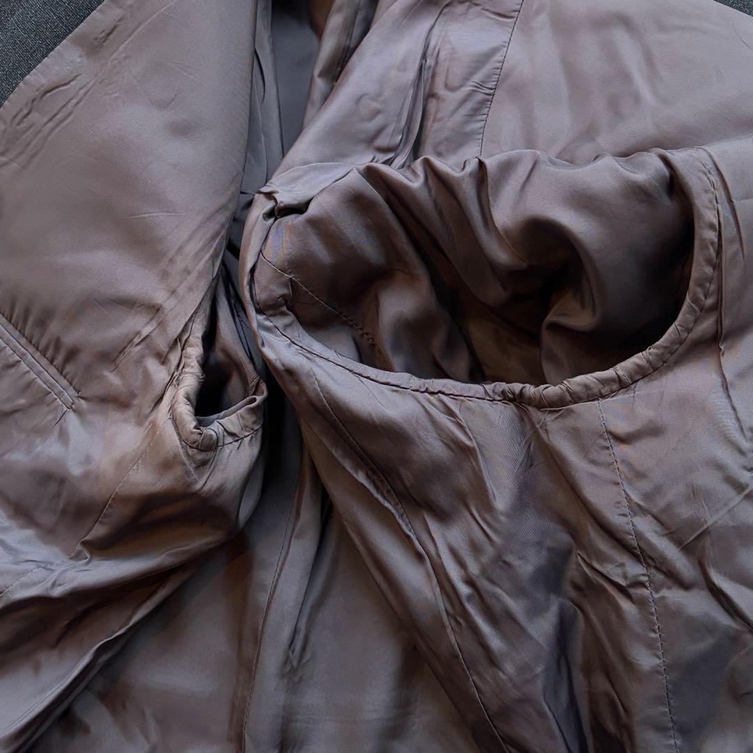 【美品】ヒューゴボス スーツ セットアップ ウール ストレッチ グレー 2XL