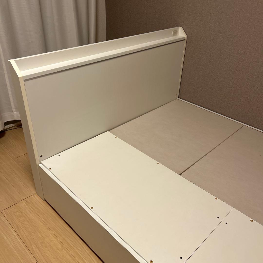 【〜3/27迄に高崎市に取りに来れる方】ニトリ　ダブルベッドフレーム