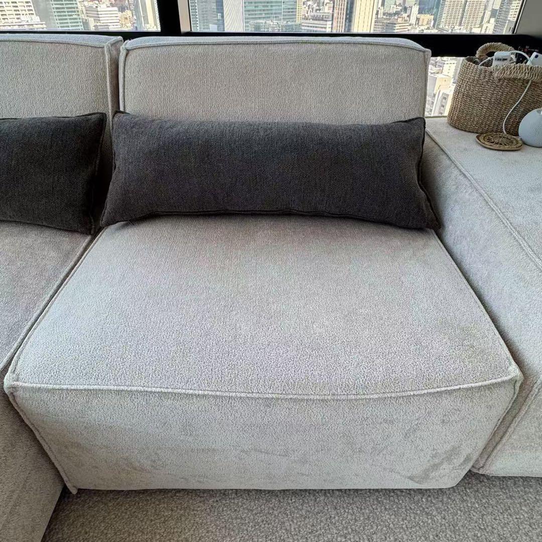 美品　リビングハウス Libera アームレスソファ 1人掛けソファ