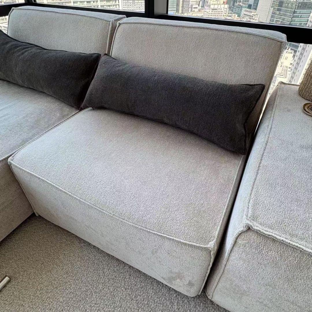 美品　リビングハウス Libera アームレスソファ 1人掛けソファ