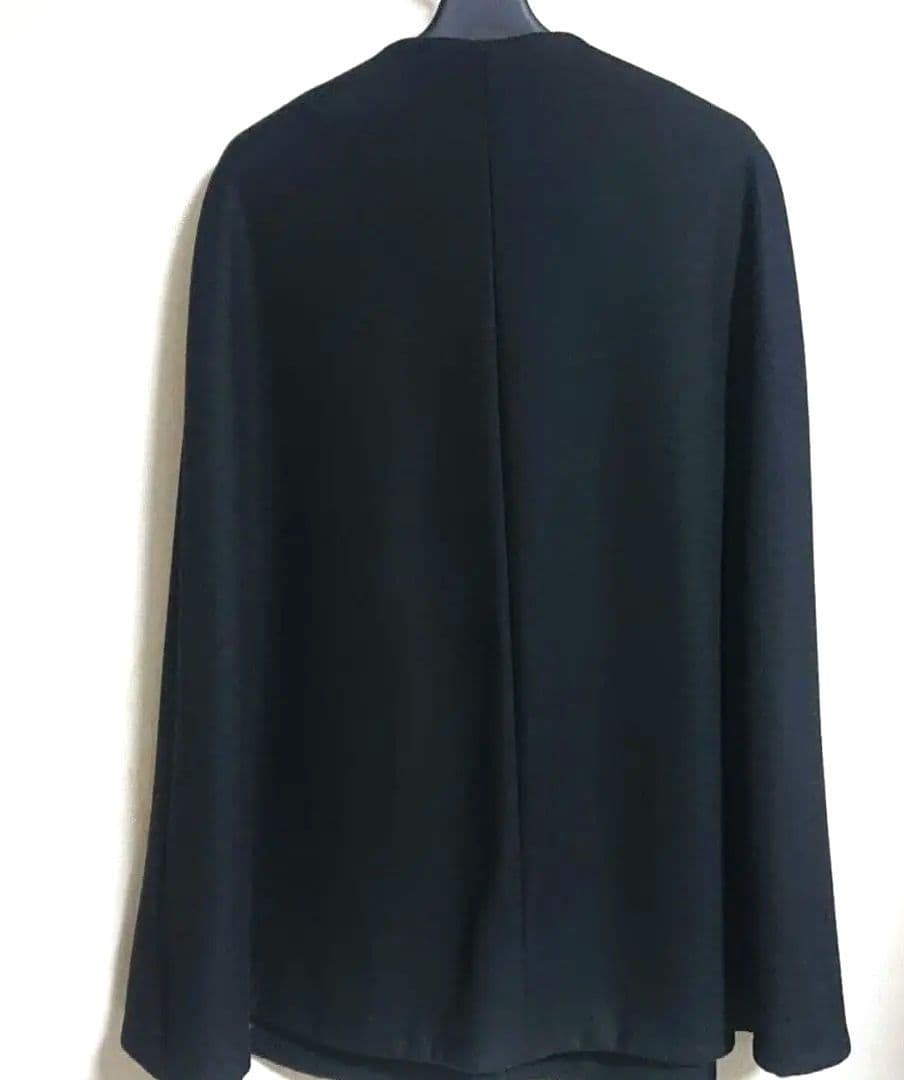 TED BAKER 黒 ケープコート S