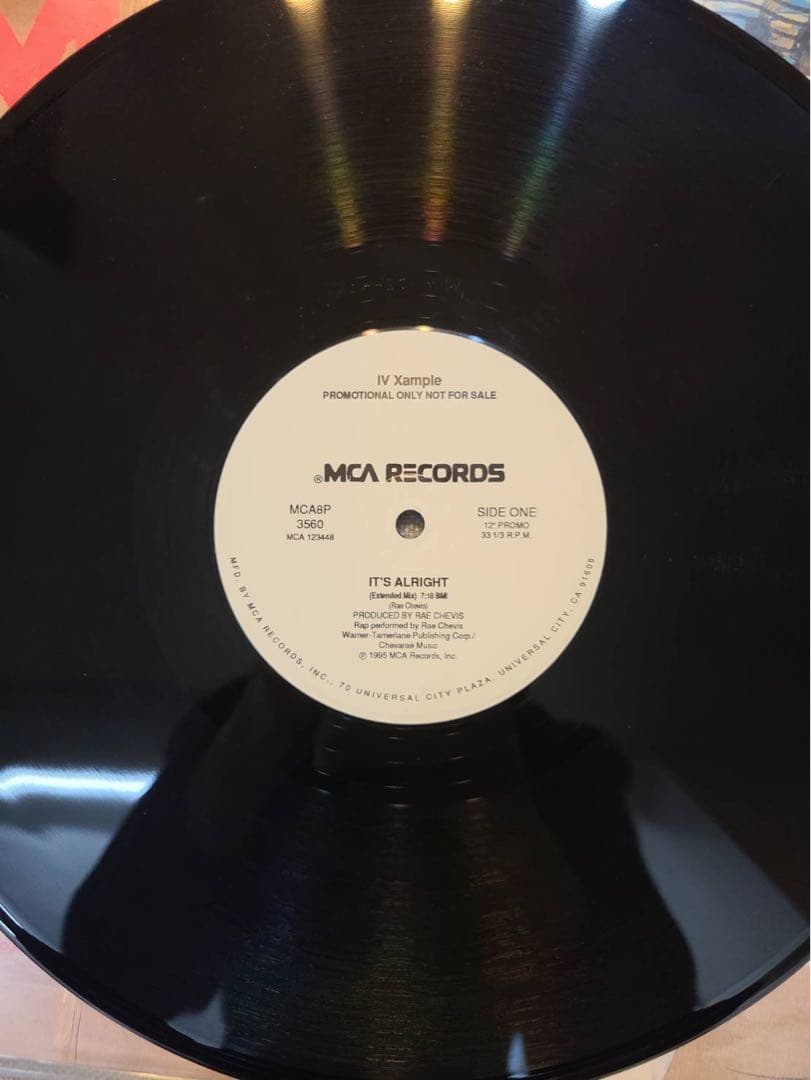 IV Xample IT'S ALRIGHT 12インチレコード