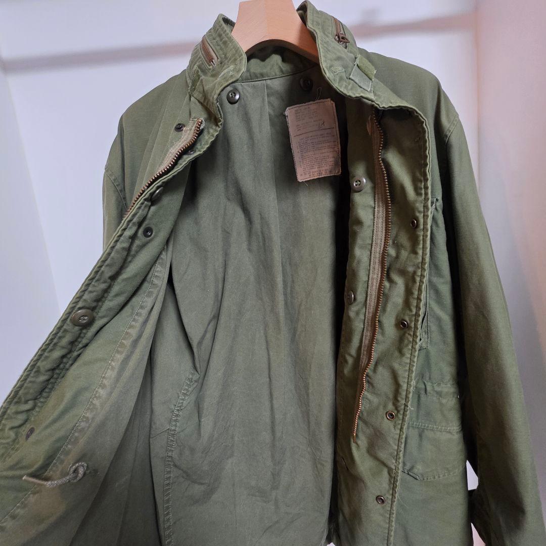 米軍実物 70s M-65 3rd フィールドジャケット M-R 1976年