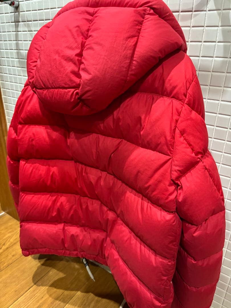 【美品】MONCLER ×エストネーション　フードレッドダウンジャケットサイズ２