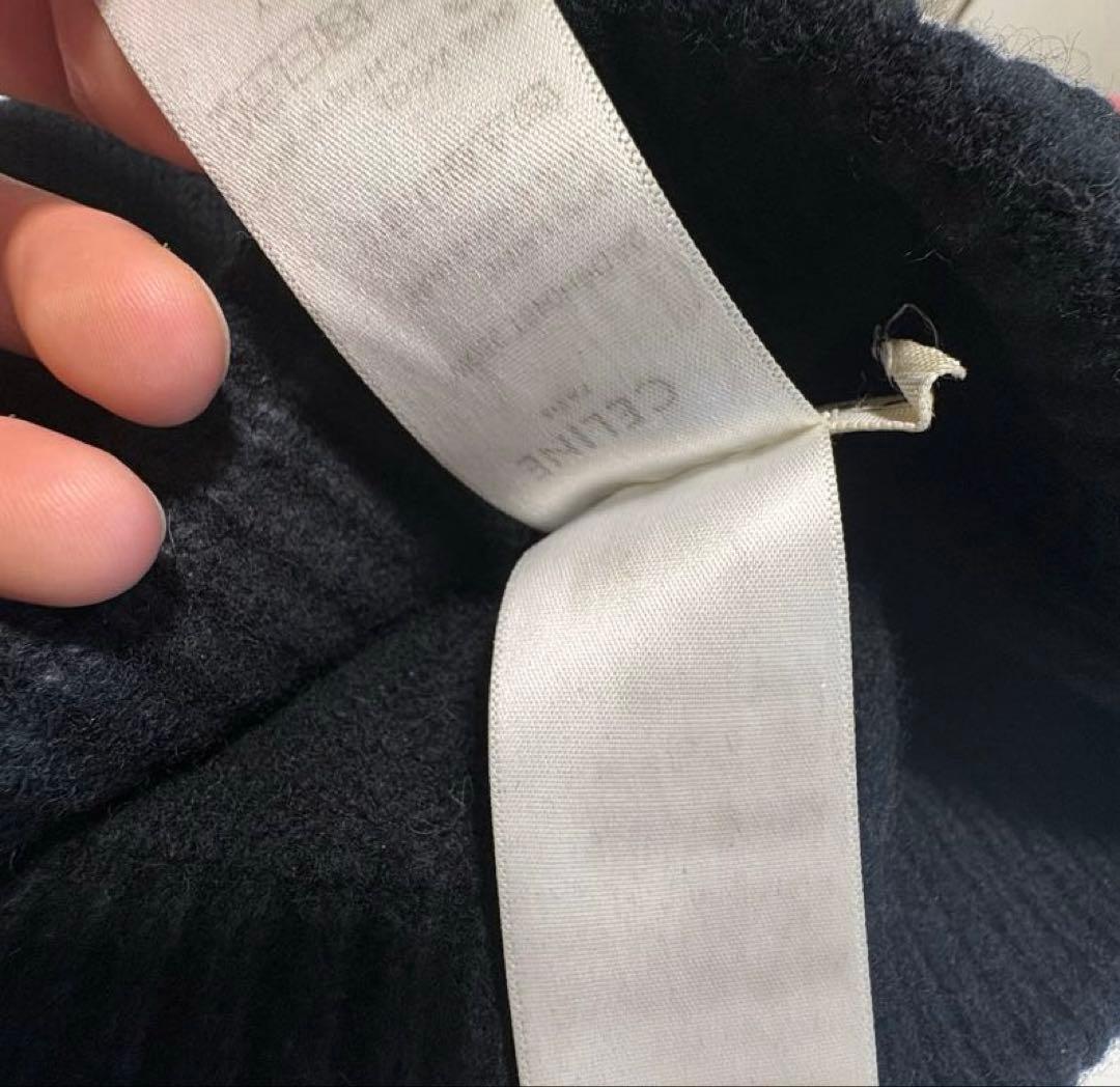 CELINE トリオンフ ニット帽 BTS テテ着用　カシミヤ