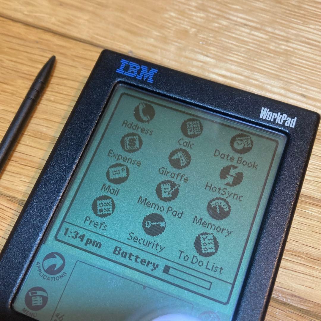 廃盤 IBM 初代 WorkPad ワークパッド PDA レトロ アメリカ製