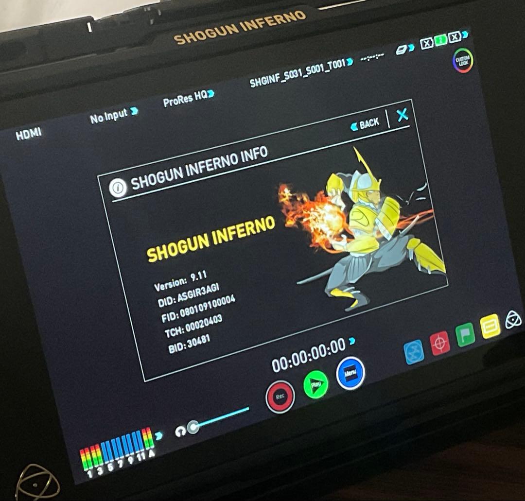 ATOMOS SHOGUN INFERNO（専用ゲージ＆SSD付）