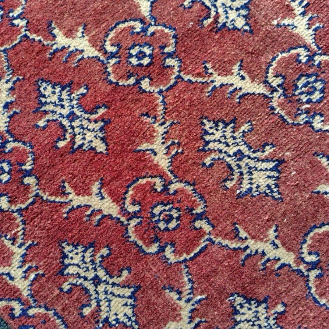 【人気の紋章柄】83×157 トルコヴィンテージラグ