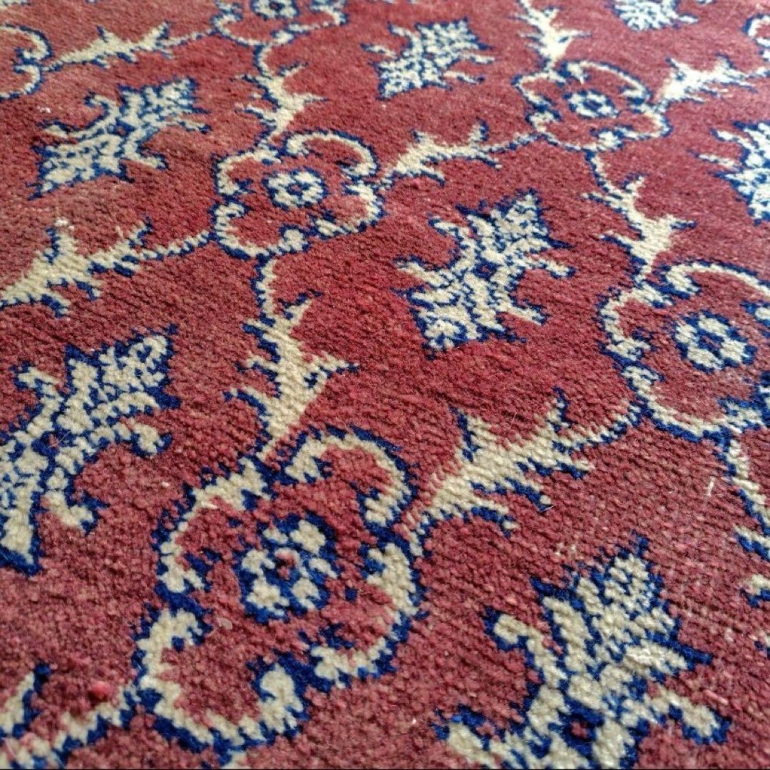 【人気の紋章柄】83×157 トルコヴィンテージラグ