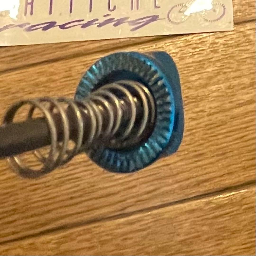 CRITICAL racing チタン クイックリリースレバー F/Rセット