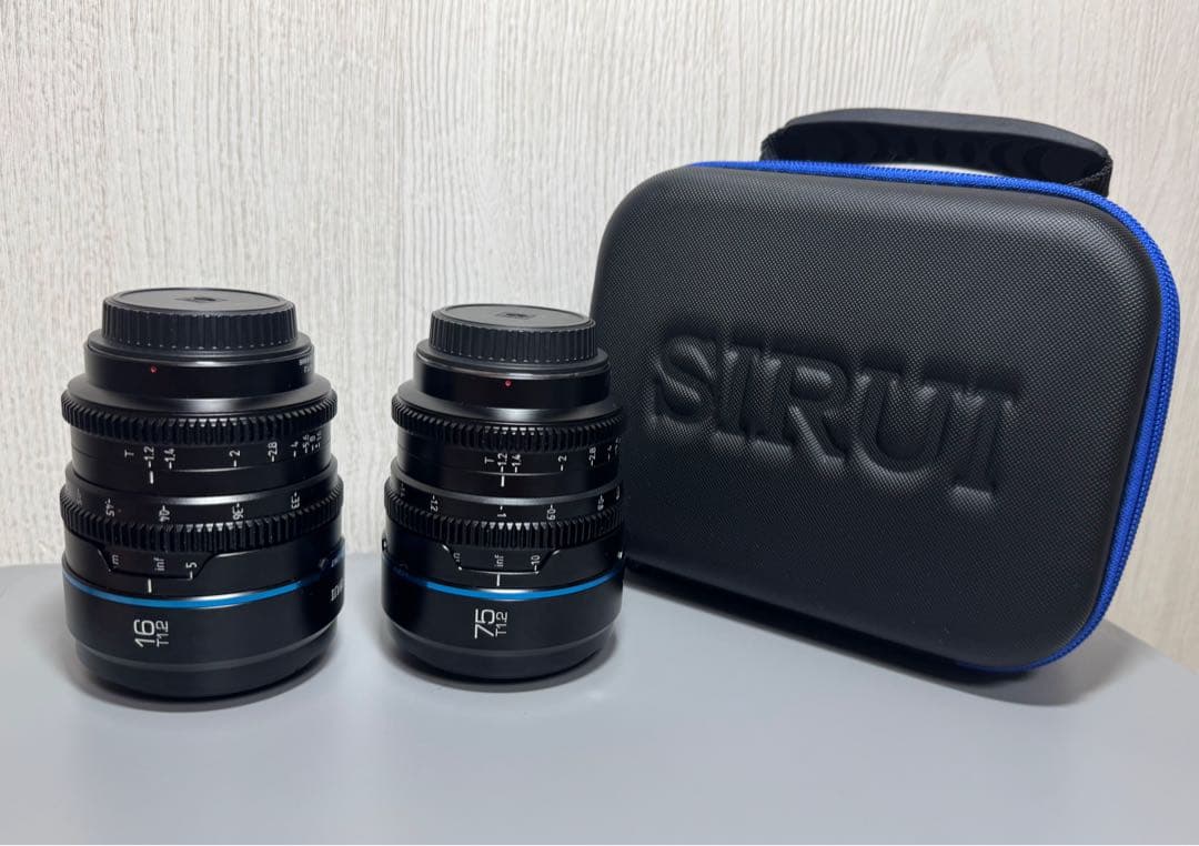 SIRUI Night Walker Ꭲ1.2 16mm&75mmセット