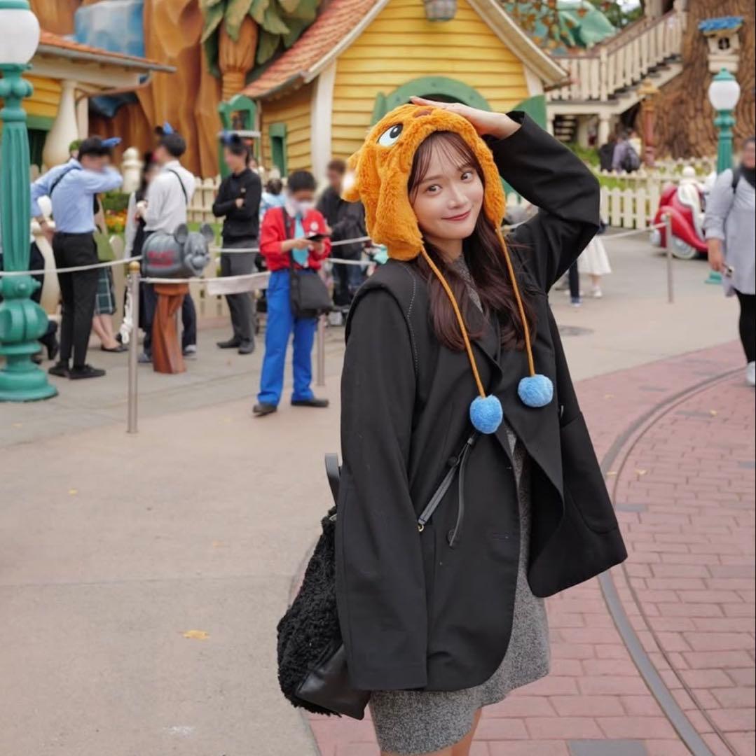 ピヌエ ショルダーステッチテーラードジャケット BLACK