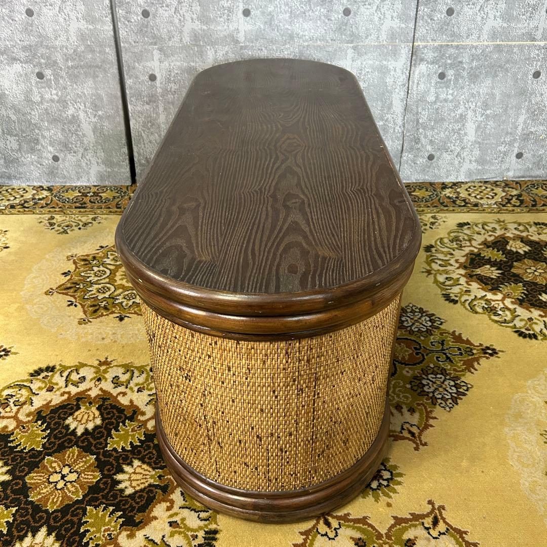 さや꧁昭和レトロ家具꧂ラタンローチェスト 籐 収納 たんす タンス