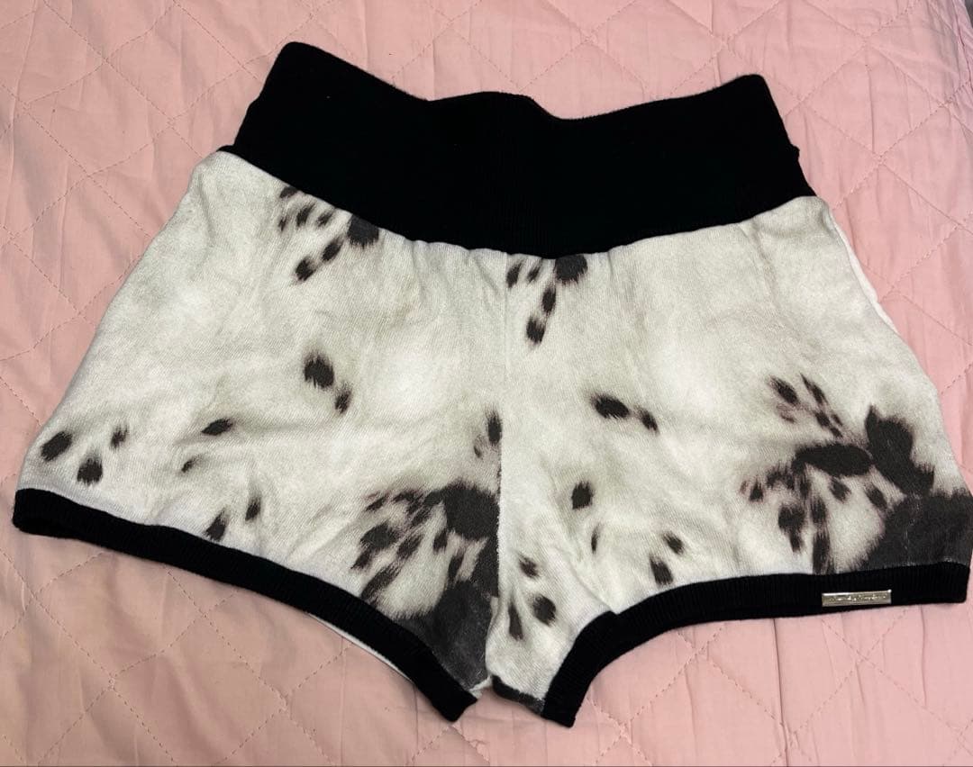 theredthread ダルメシアンニットショーツ