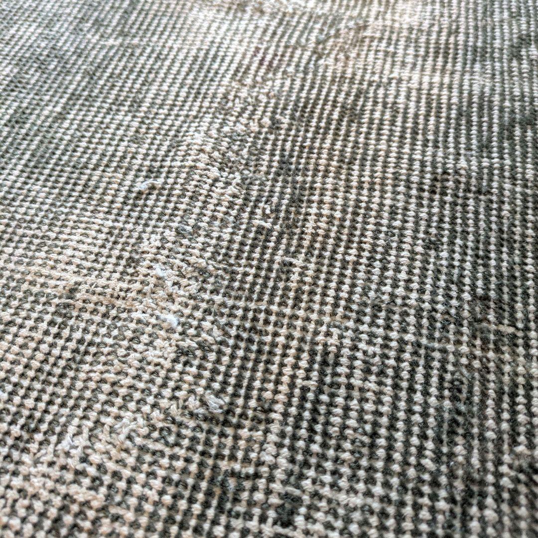 111×185 グレージュオーバーダイ　トルコヴィンテージラグ