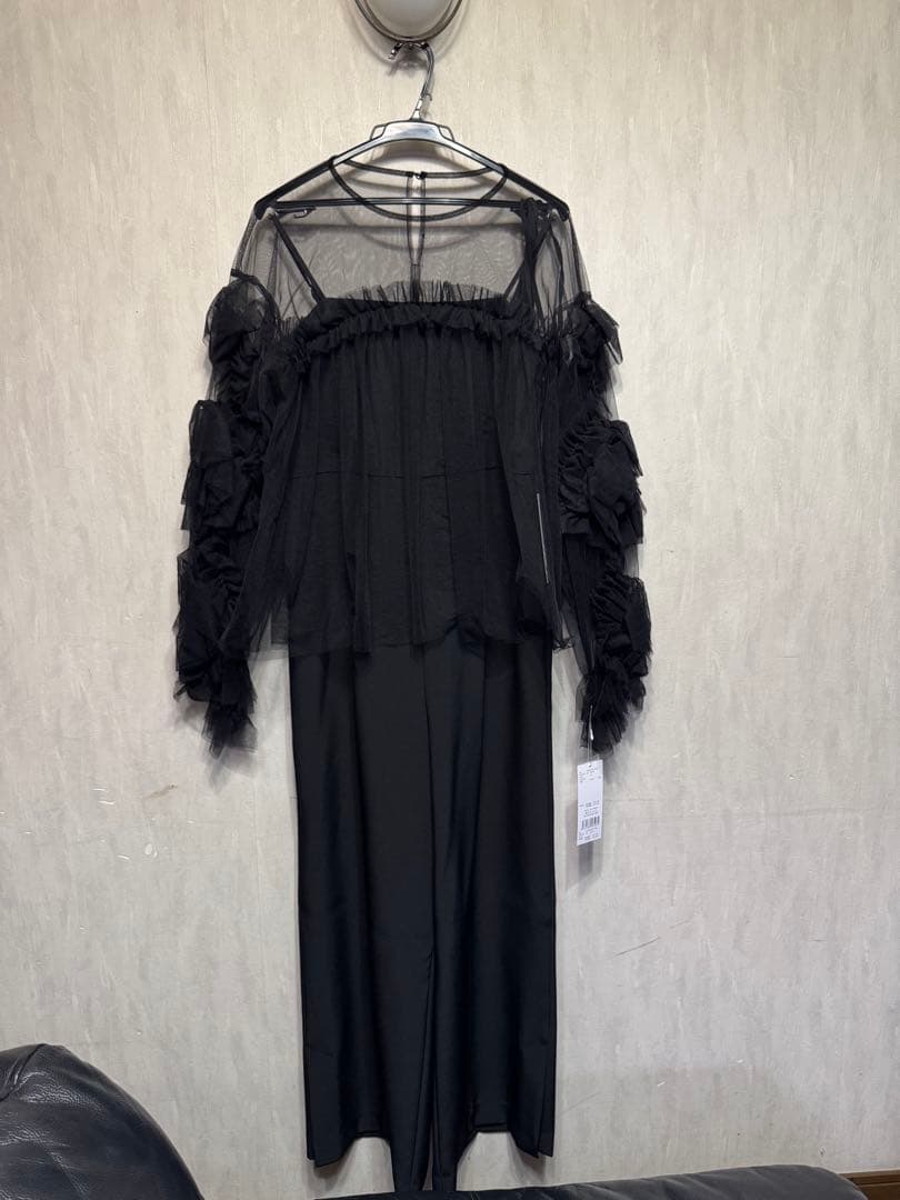 ANDRESD チュールトップス・オールインワンドレス ブラック