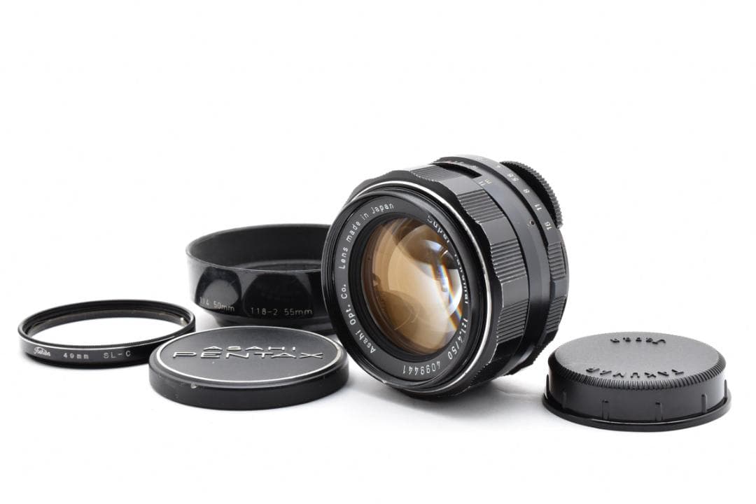 【黄変なし】Super Takumar 50mm F1.4 フード付 C112