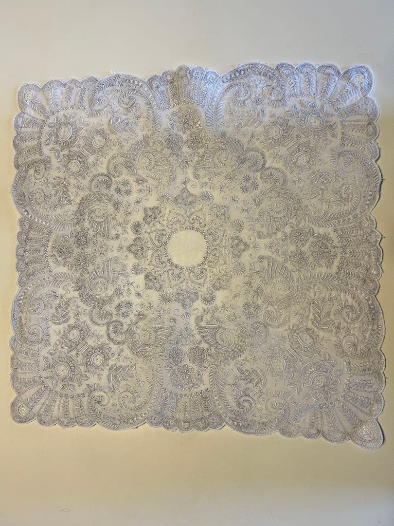 スワトウ 汕頭 手刺繍レディースハンカチ　ヴィンテージ